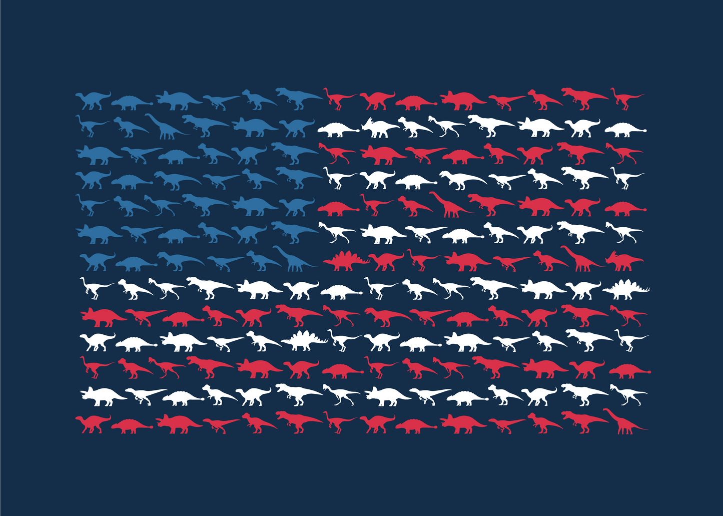 Dinos of the USA Women's Tshirt